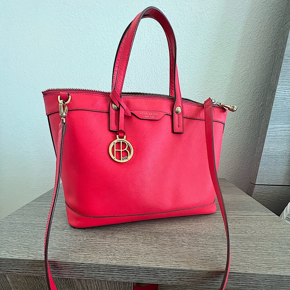 Henri Bendel West 57th Street Satchel in Watermelon